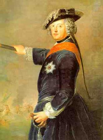 antoine pesne Frederick II of Prussia as general china oil painting image